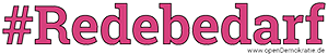#redebedarf Logo